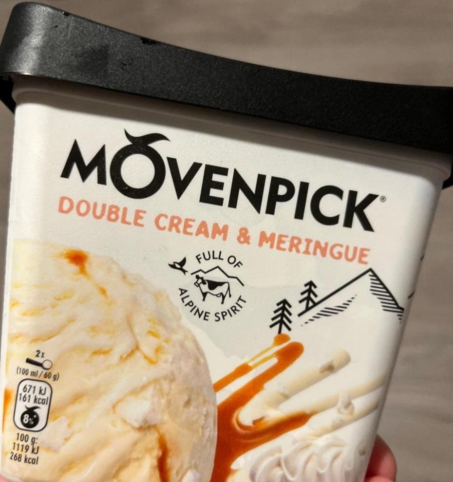 Фото - Мороженое Double Crème de la Gruyère&meringues Movenpick