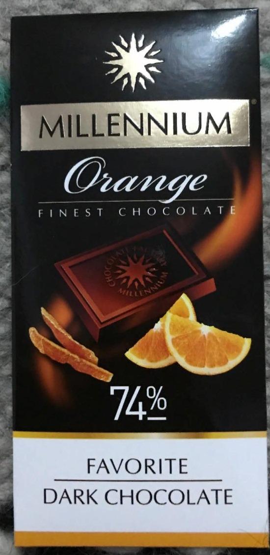 Фото - Шоколад черный 74% Orange Finest chocolate Favorite Millennium