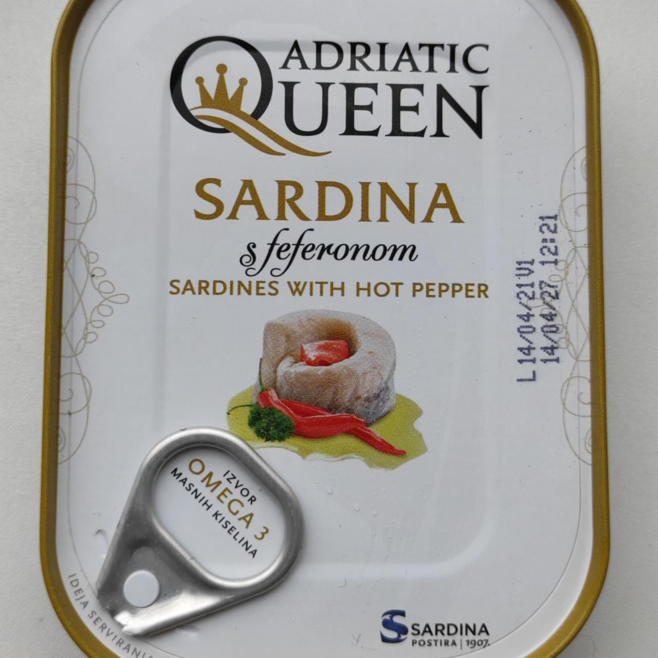 Фото - Сардины в растительном масле с перцем чили Adriatic Queen