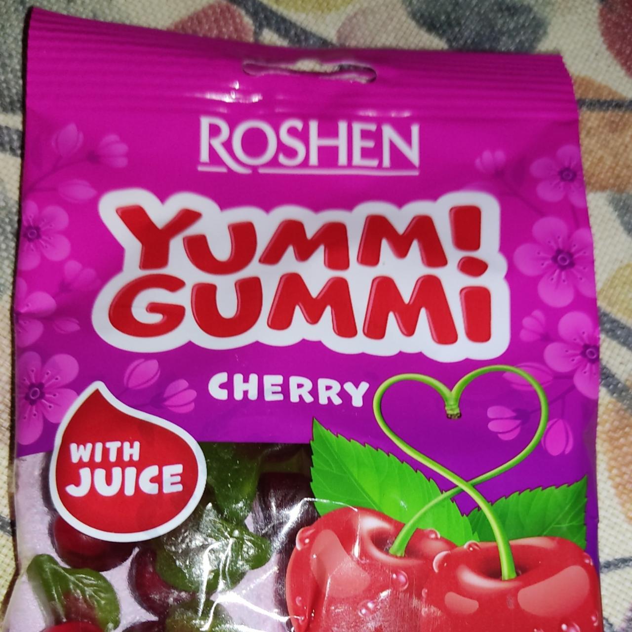 Фото - Конфеты желейные Cherry Yummi Gummi Roshen