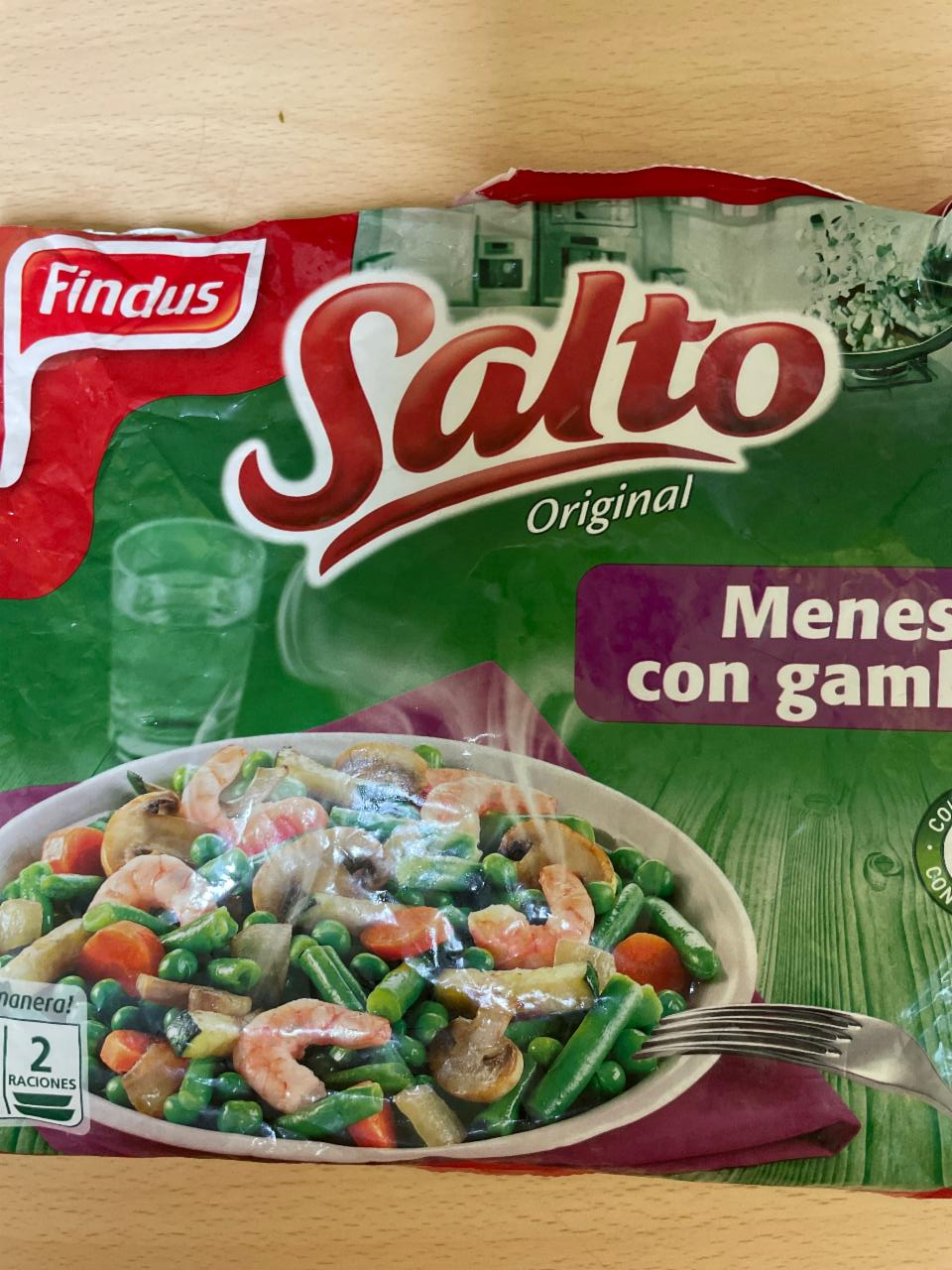 Фото - Овощи с креветками Saltó Findus
