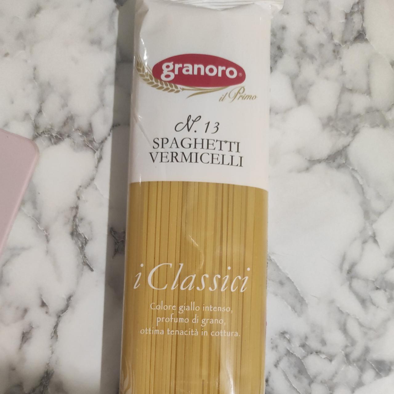 Фото - Изделия макаронные Spaghetti Vermicelli №13 Granoro