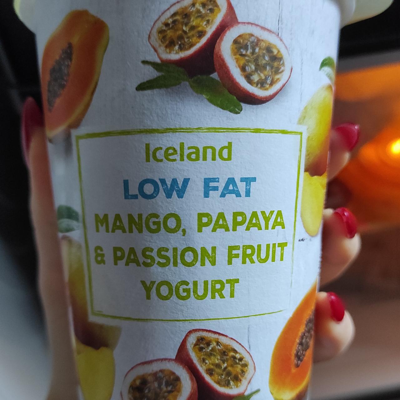 Фото - Йогурт 1.2% Манго-папая-маракуйя Low Fat Yogurt Iceland