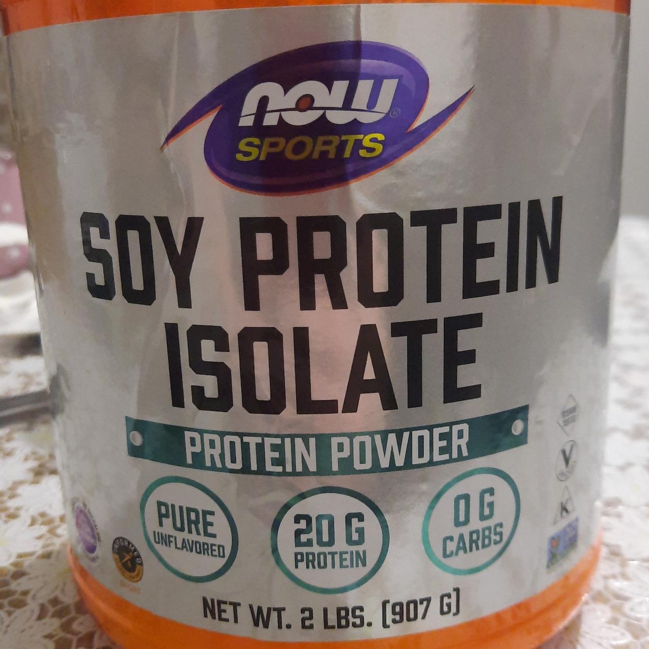 Фото - Протеин соевый Soy Protein Isolate Now Sports