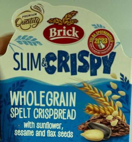 Фото - Slim&crispy wholegrain spelt crisp bread Brick