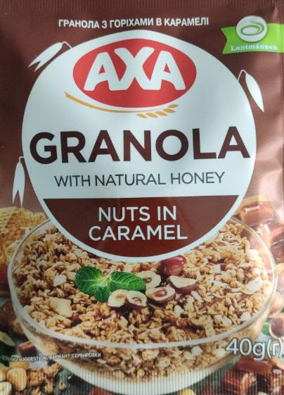Фото - granola with natural honey nuts in caramel Axa
