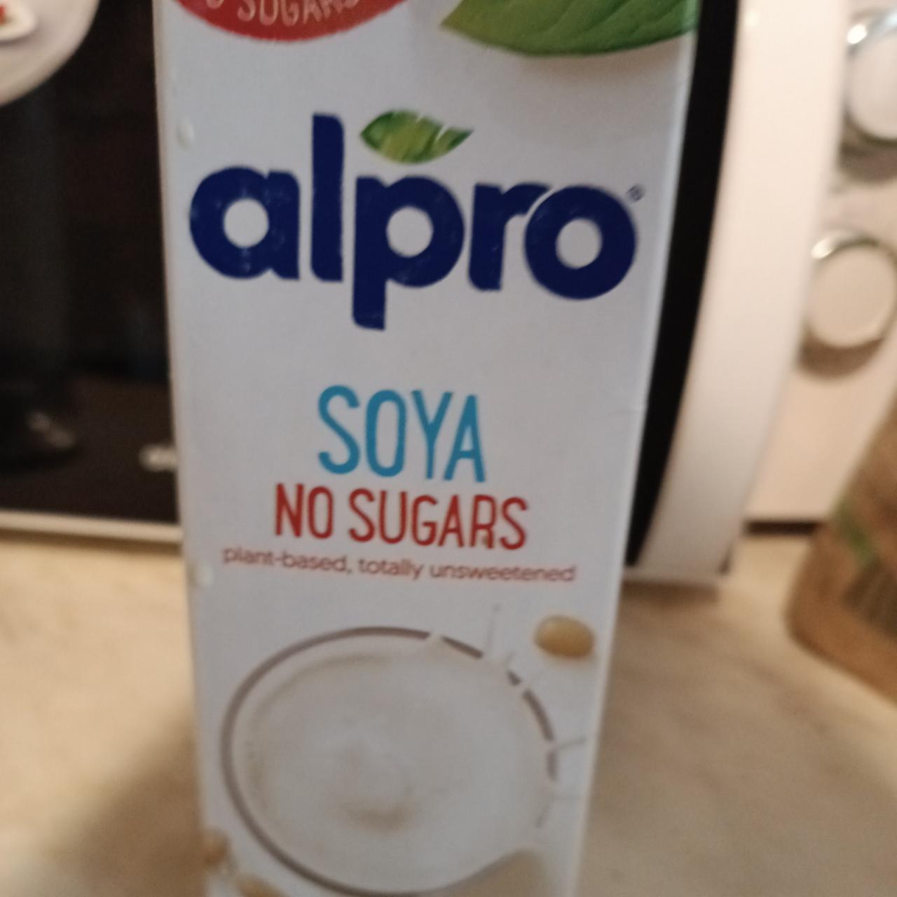 Фото - Соевый напиток Alpro soya mild taste no sugars