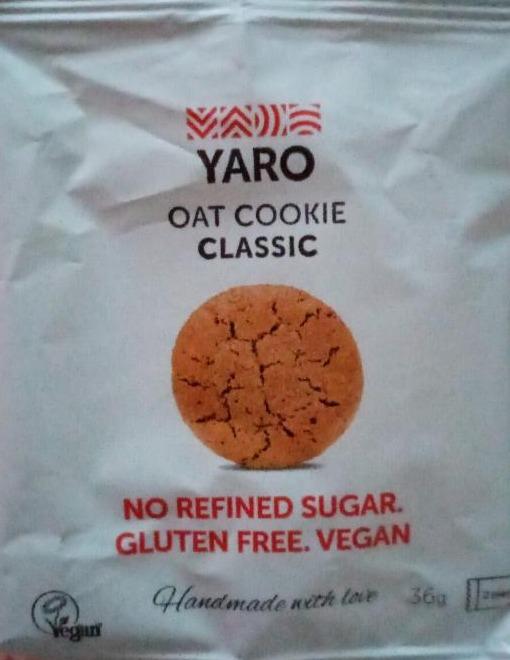 Фото - овсяное печенье oat cookie classic Yaro