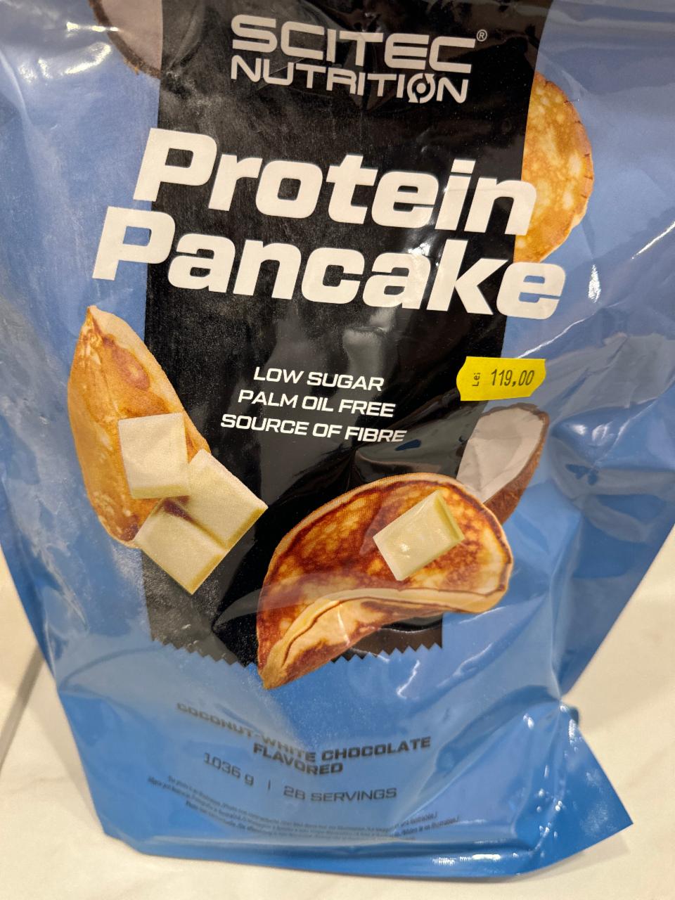 Фото - Protein Pancake Coconut-white chocolate flavored Scitec Nutrition