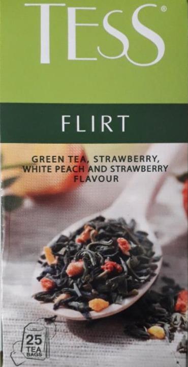 Фото - Чай зеленый в пакетиках Tess Flirt