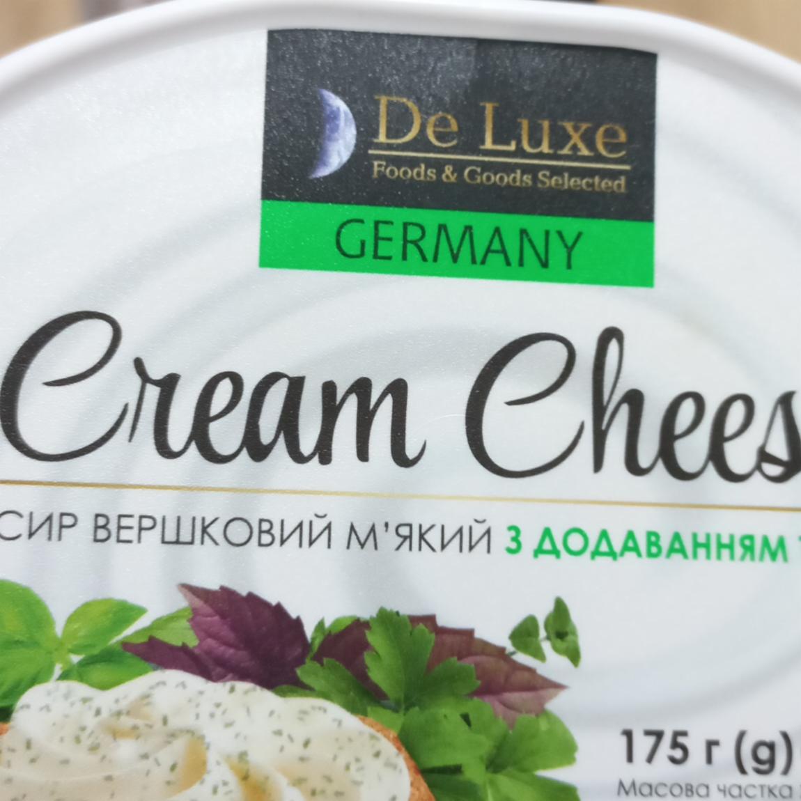 Фото - Сливочный сыр мягкий с травами Cream Cheese De Luxe
