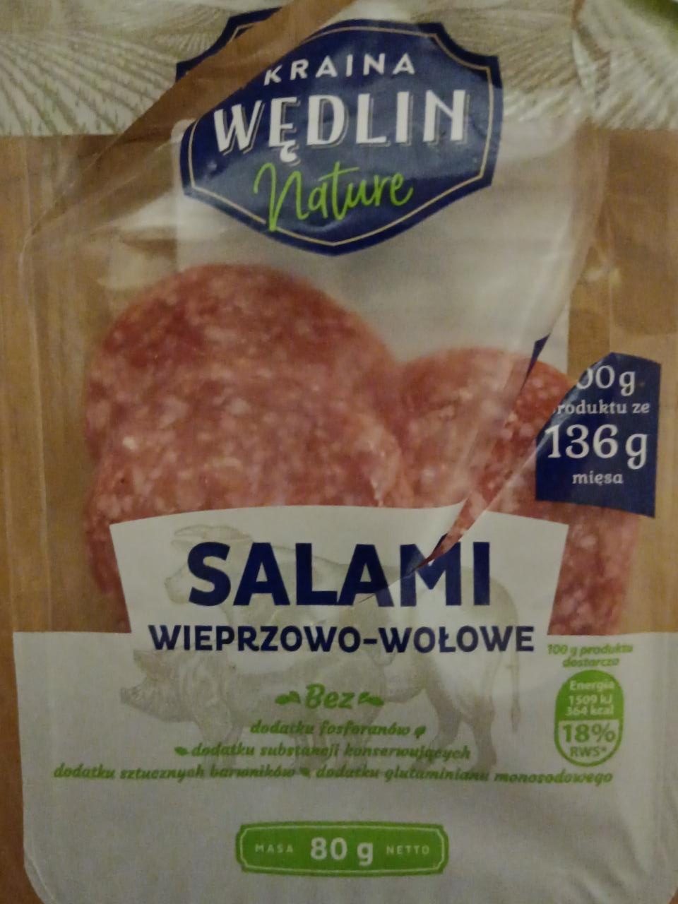 Фото - Колбаса из свинины и говядины Салями Kraina Wędlin