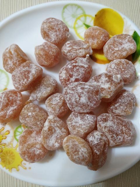Фото - Мандарины сушеные в сахарной пудре (сухофрукты)