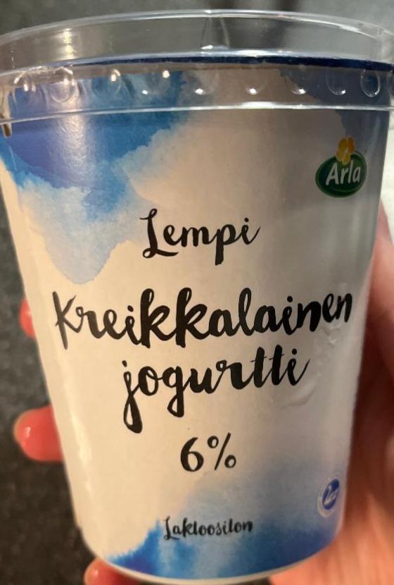 Фото - Греческий йогурт 6% Arla