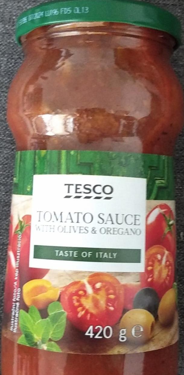 Фото - томатный соус с оливками и орегано Tesco