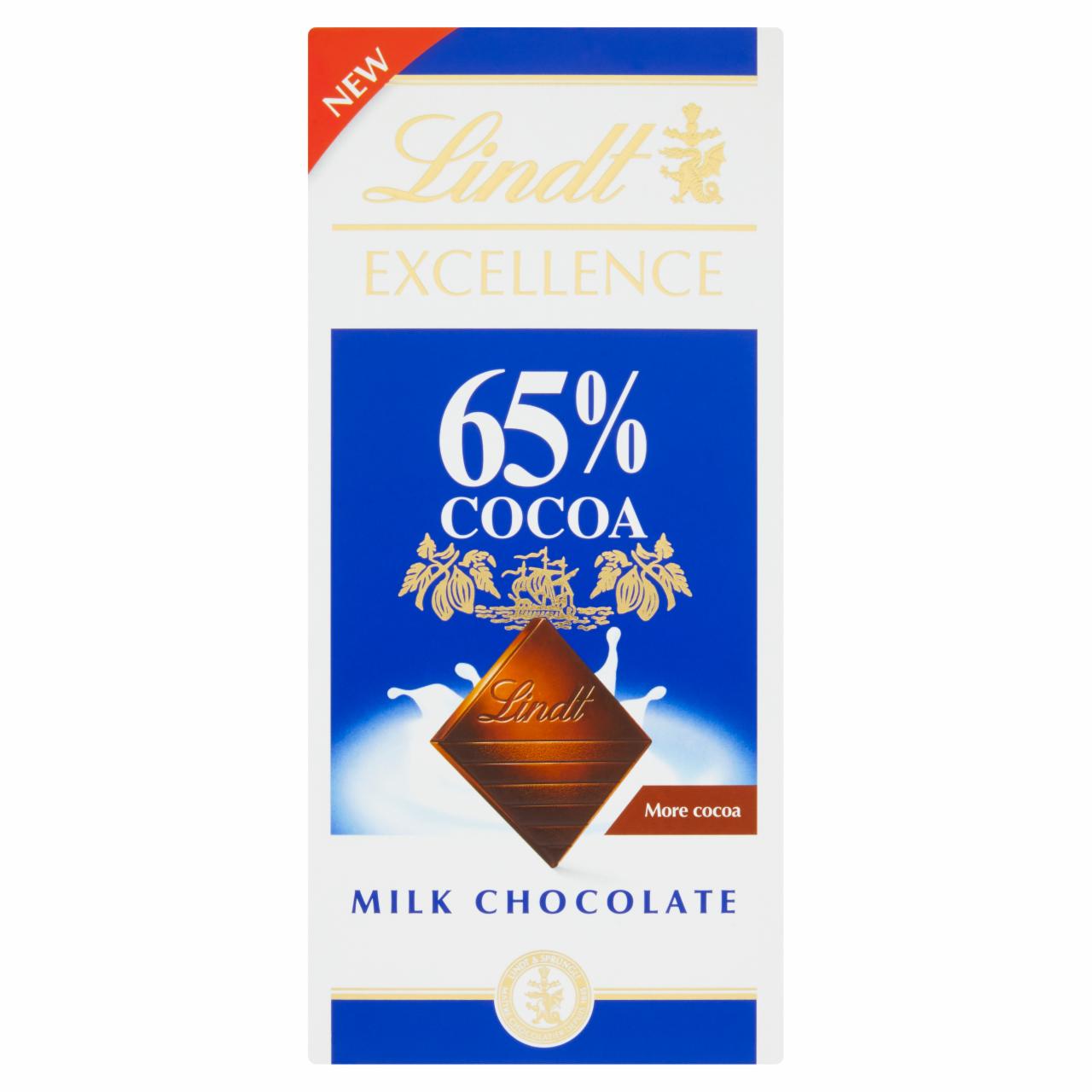 Фото - Lindt Excellence 65% cocoa milk chocolate
