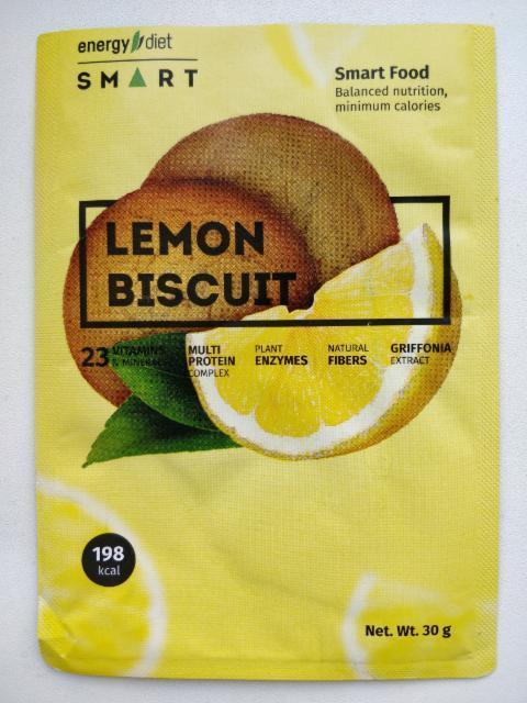 Фото - Energy diet smart Lemon biscuit (готовая порция с молоком)