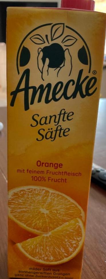 Фото - Сок апельсиновый Orange Amecke