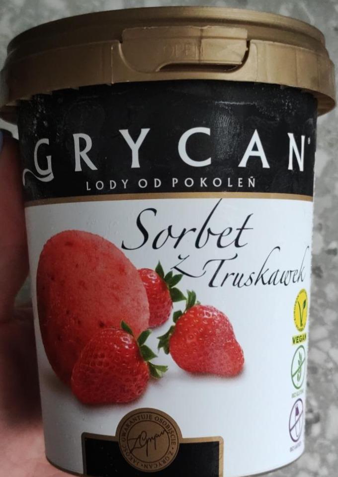 Фото - Мороженое сорбет клубничный Sorbet Strawberry Grycan