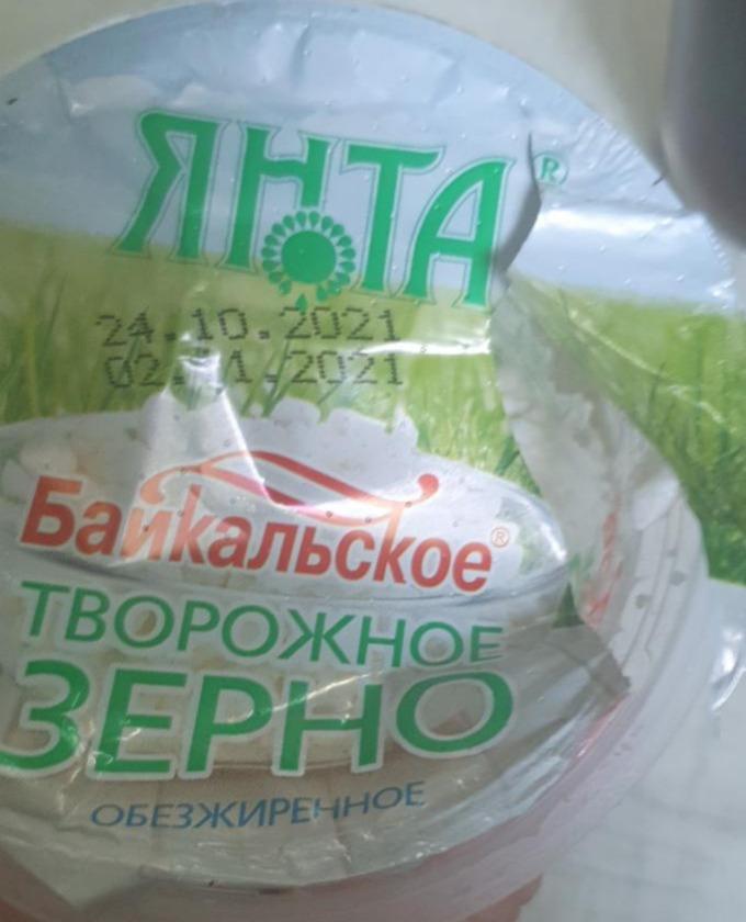 Фото - Творожное зерно Байкальское обезжиренное Янта