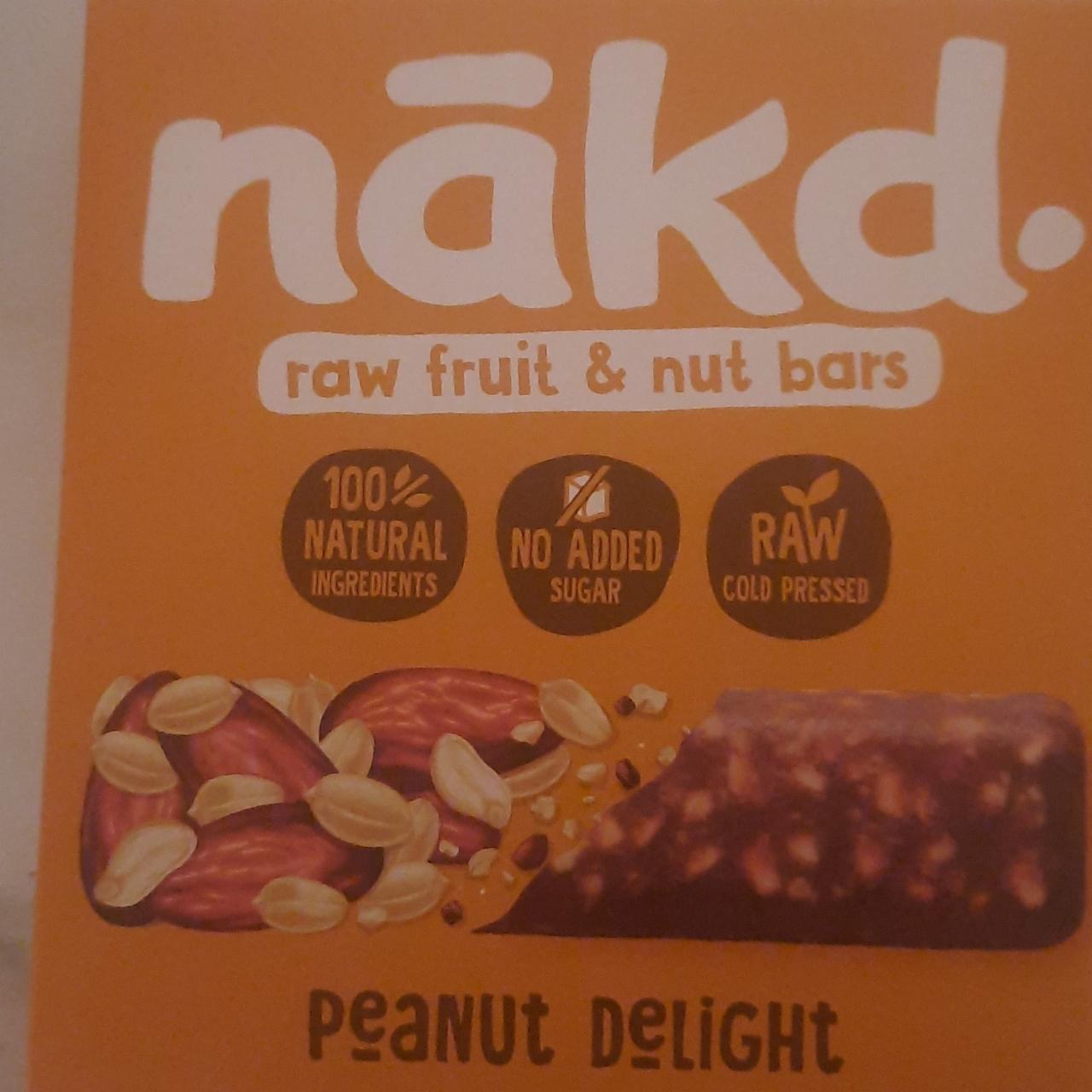 Фото - Батончики Peanut Delight с фруктами и арахисом Nakd
