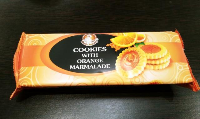 Фото - Печенье сдобное с апельсиновым мармеладом 'Cookies with orange marmalade'