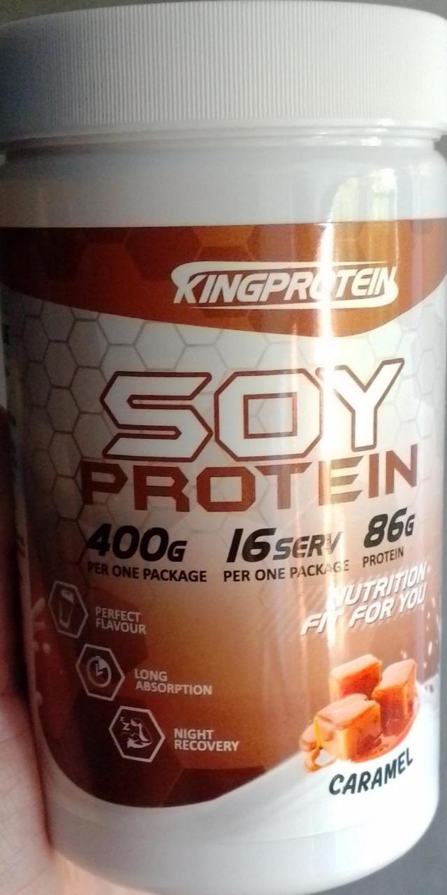 Фото - Соевый протеин со вкусом карамели SOY Kingprotein