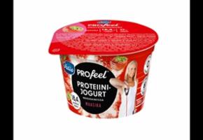 Фото - PROfeel протеиновый йогурт клубничный Valio