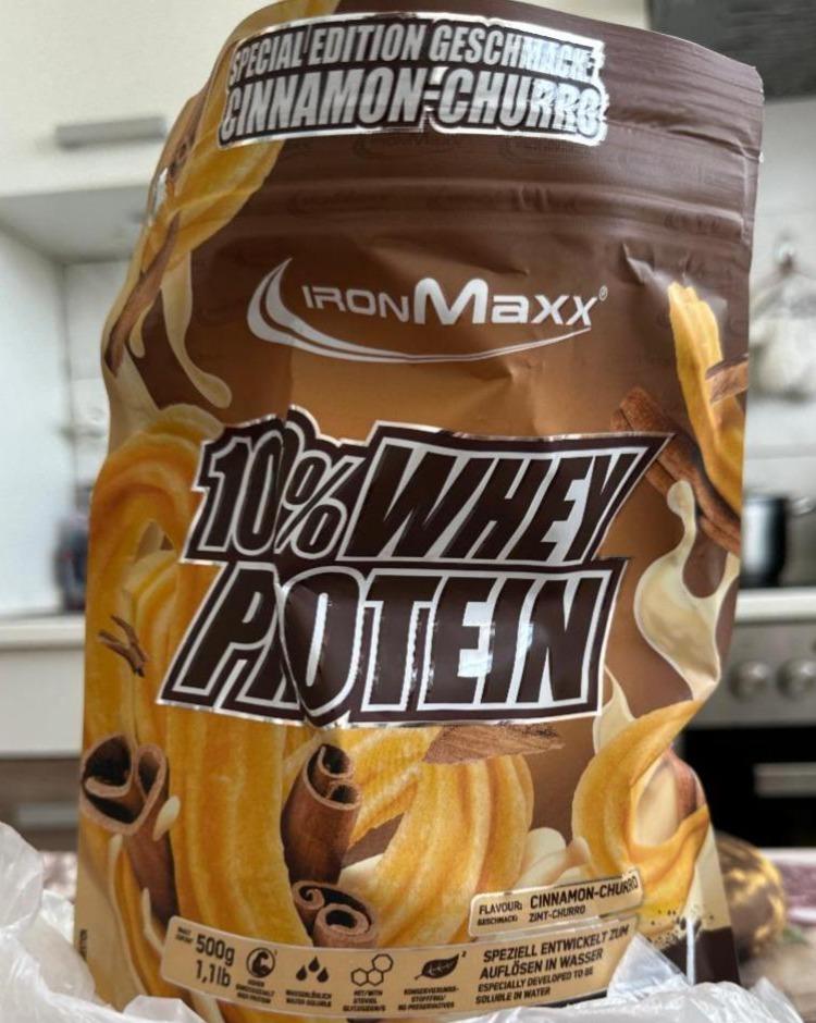 Фото - Протеин 100% Whey Protein Cinnamon-Churro IronMaxx