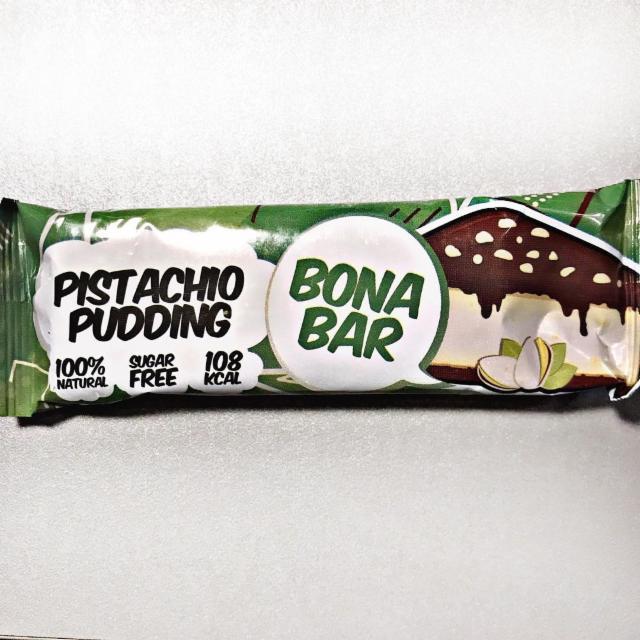 Фото - Bona Bar фисташковый пуддинг pistacho pudding