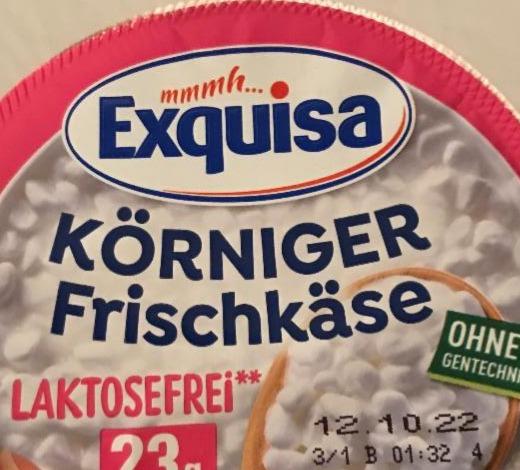 Фото - Творог 4% безлактозный Körniger Frischkäse Exquisa