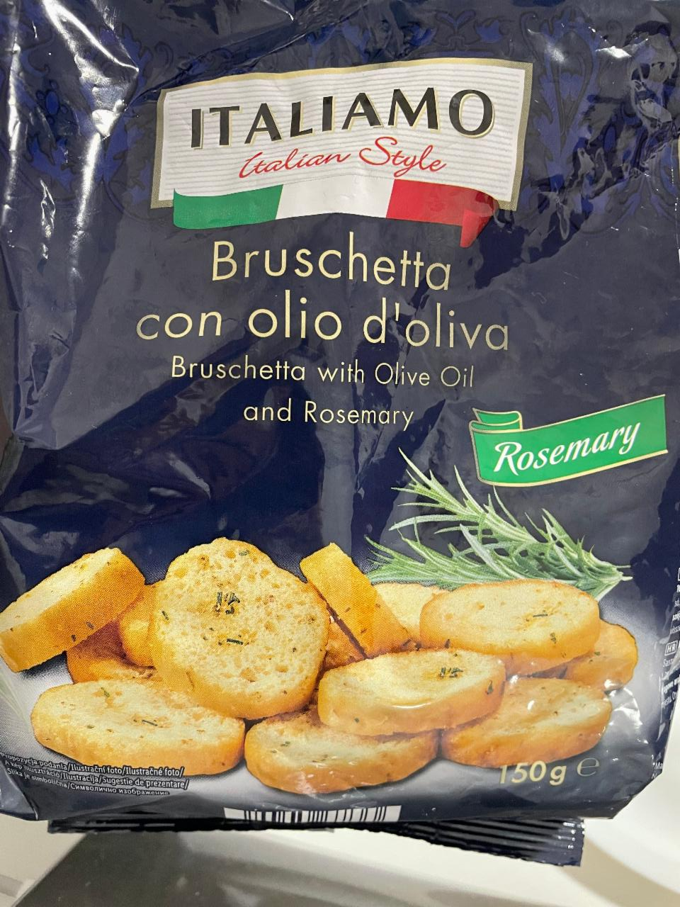 Фото - сухари из багета с оливковым маслом и розмарином Italiamo