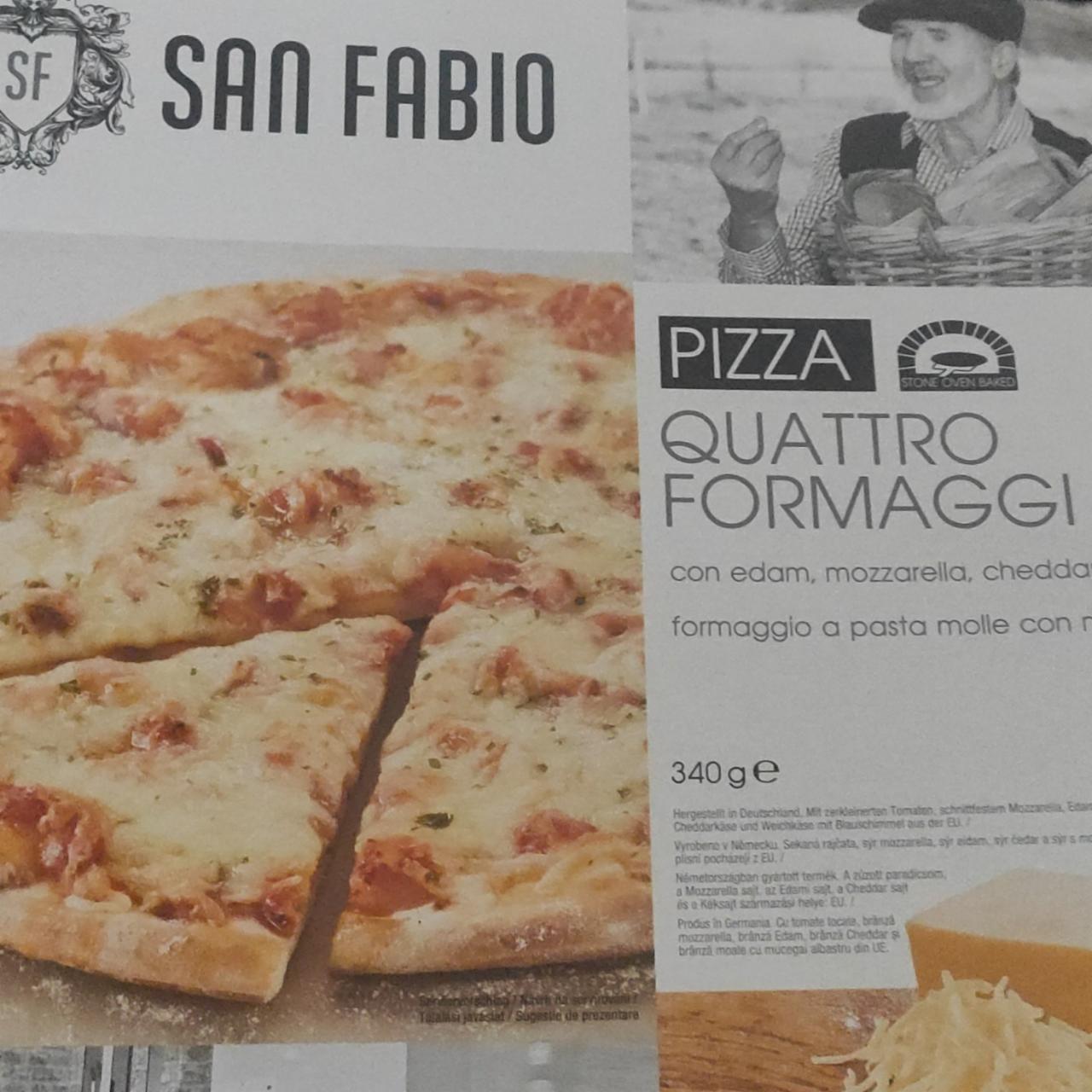 Фото - Пицца Pizza Quattro formaggi San Fabio