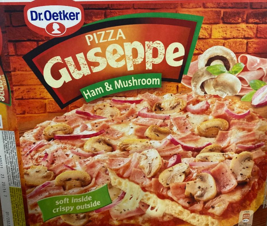 Фото - Пицца с ветчиной и грибами Pizza Guseppe Dr. Oetker