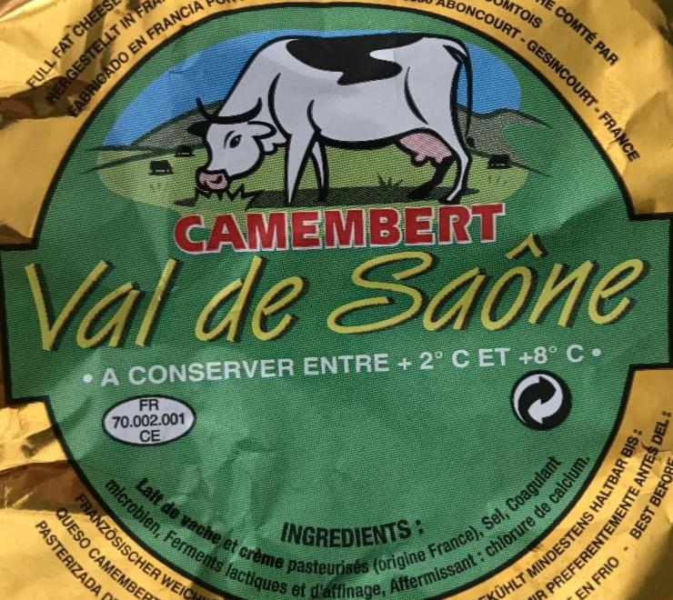 Фото - cыр камамбер Camembert Val de Saone