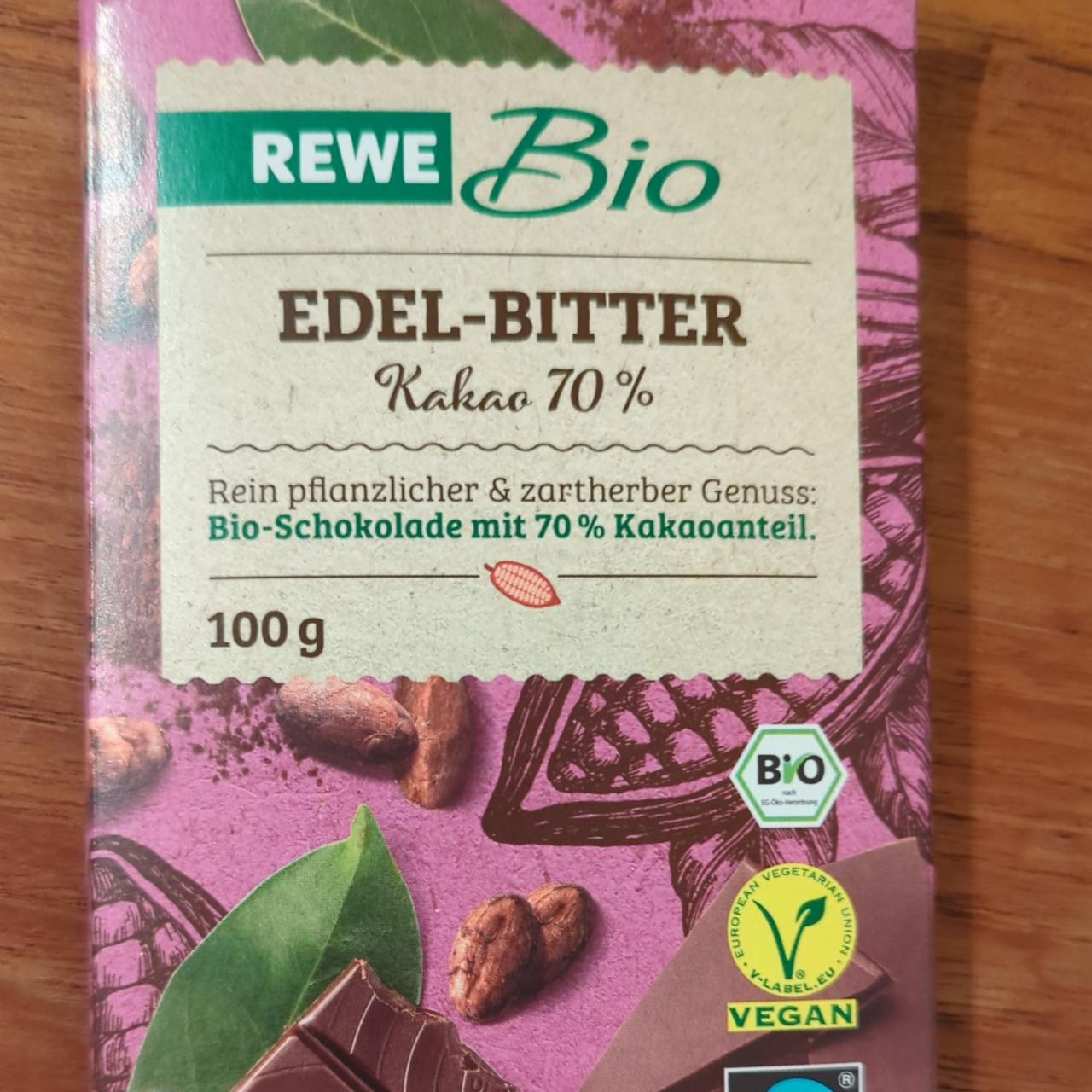 Фото - Шоколад черный Edel-Bitter Rewe Bio
