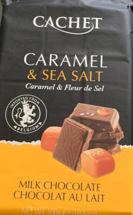 Фото - Шоколад с карамелью и морской солью Cachet