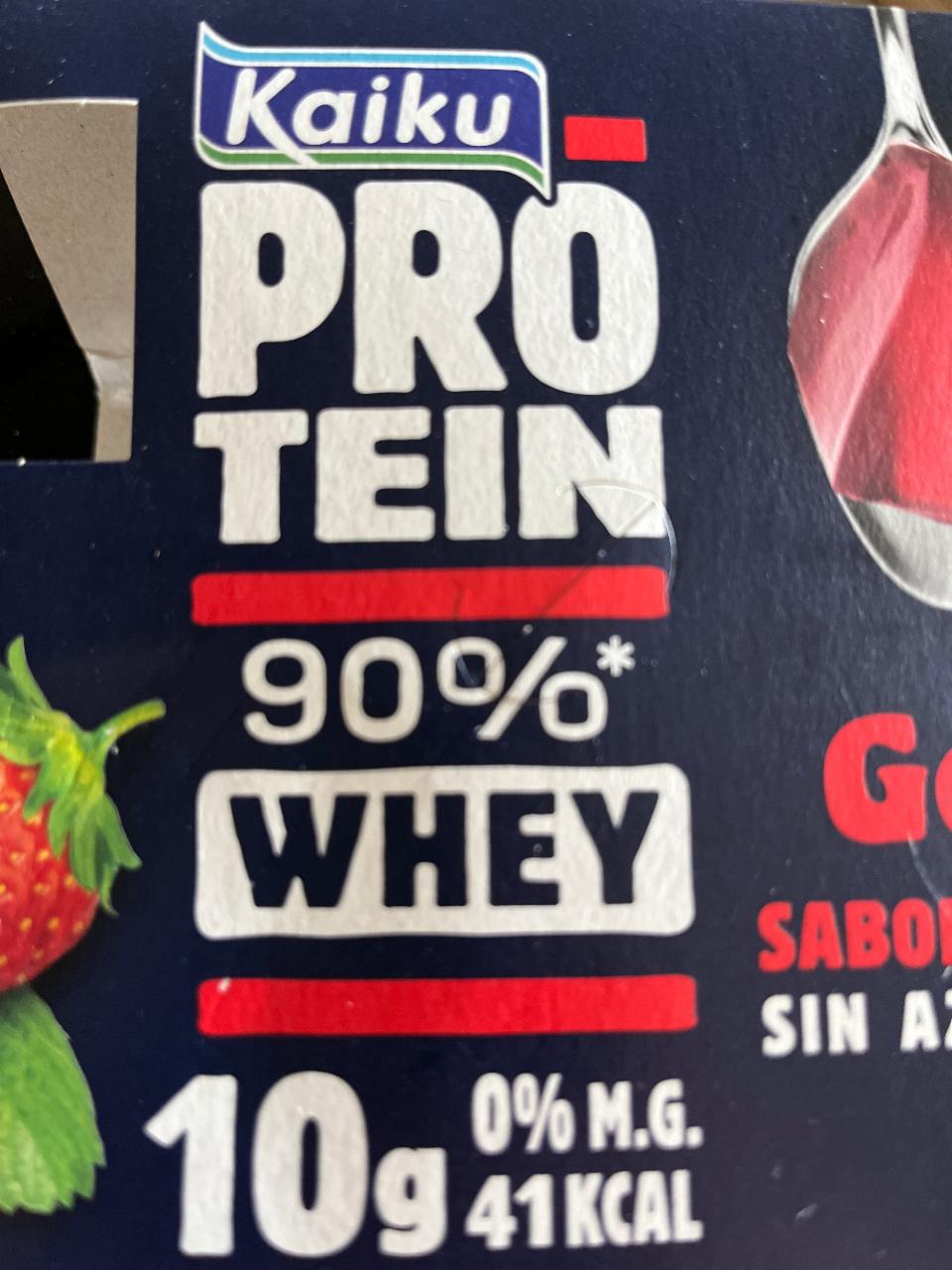 Фото - Geli sabor Fresa Protein 90% Whey Kaiku