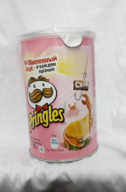 Фото - Картофельные чипсы со вкусом краба Pringles