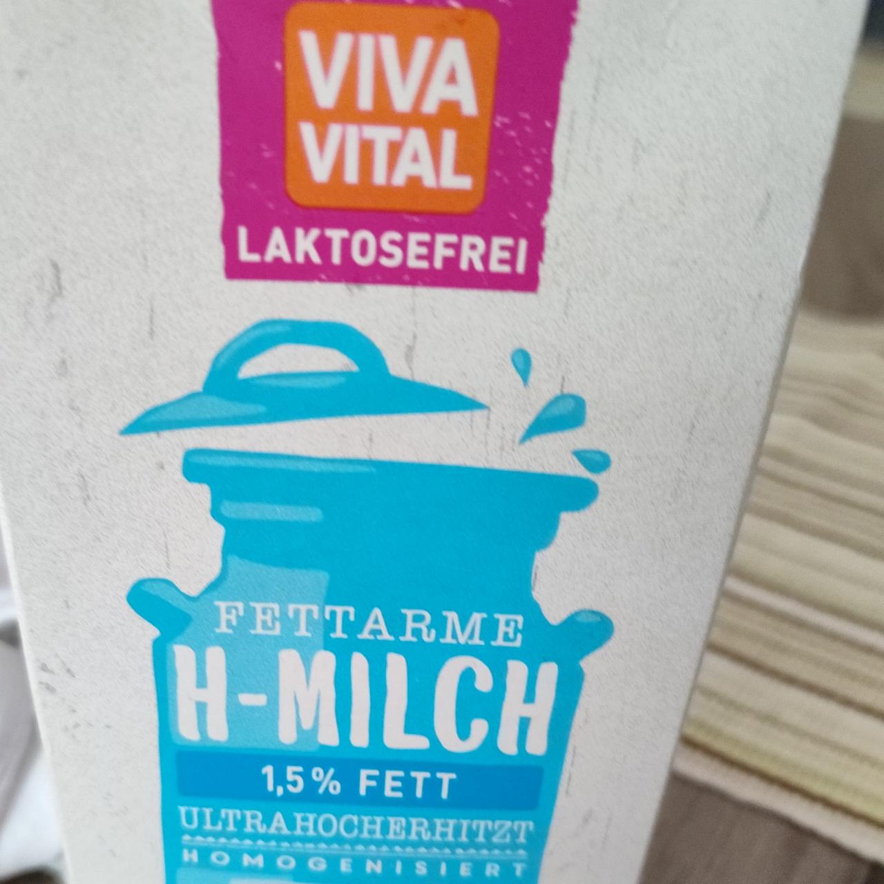 Фото - H-Milch 1.5% Laktosefrei Viva Vital