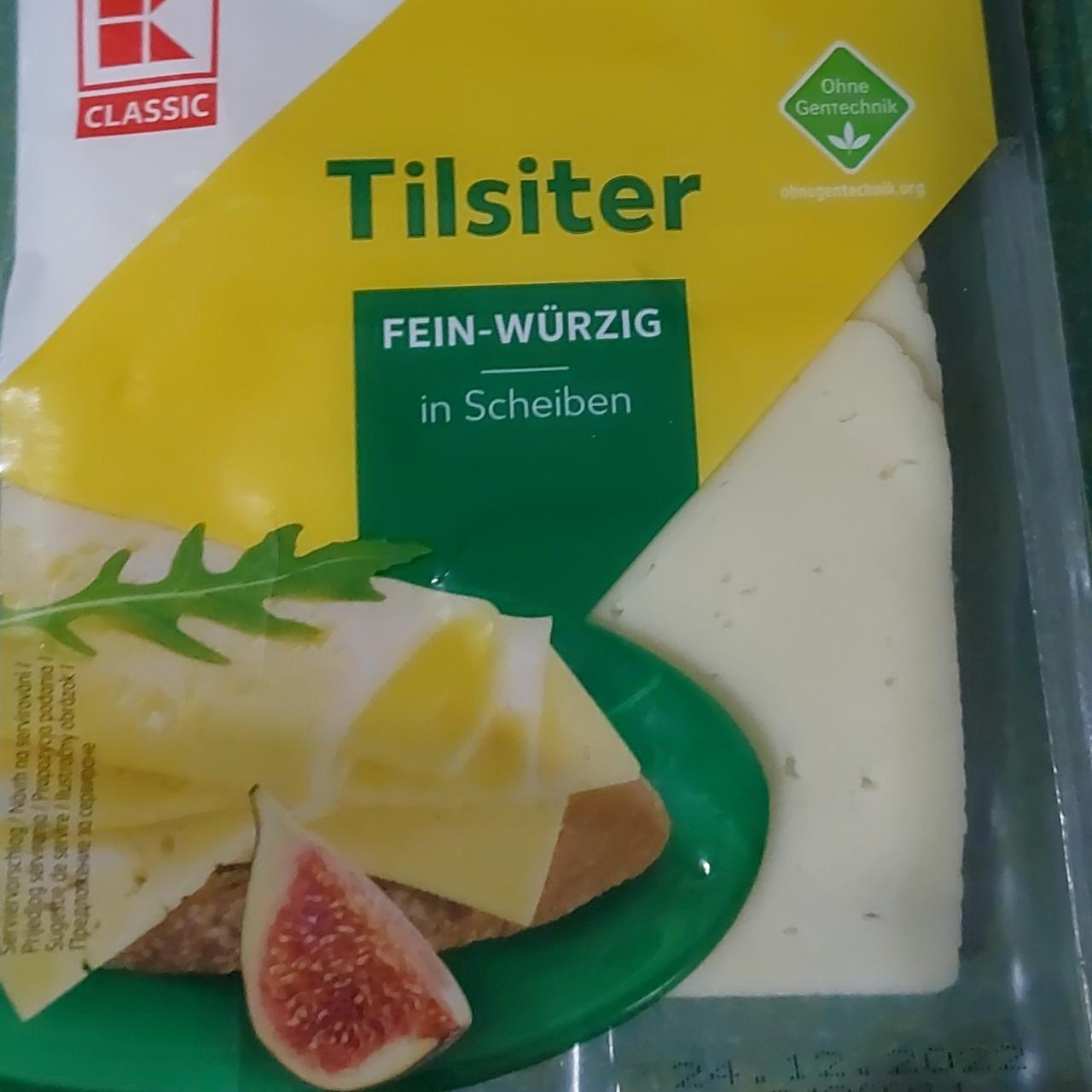 Фото - Tilsiter fein-würzig in Scheiben K-Classic