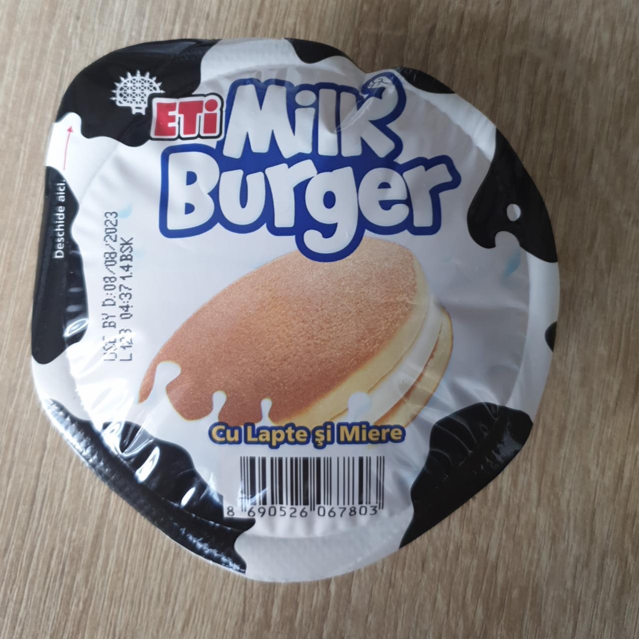 Фото - Печенье с молоком и медом Milk Burger Eti