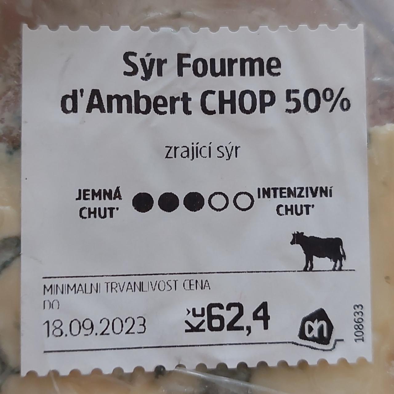 Фото - сыр с плесенью 50% FOURME d'Ambert