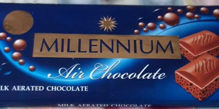 Фото - Шоколад молочный воздушный air Millennium