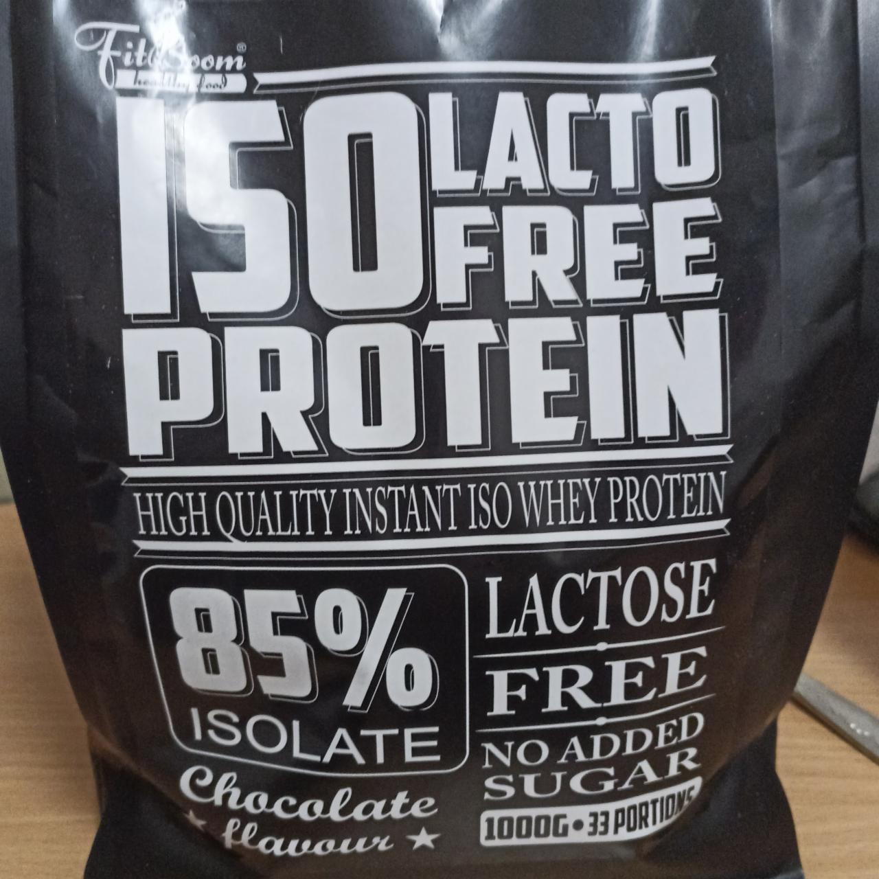 Фото - изолят протеина без лактозы и без сахара protein ISO 85% Fit Boom
