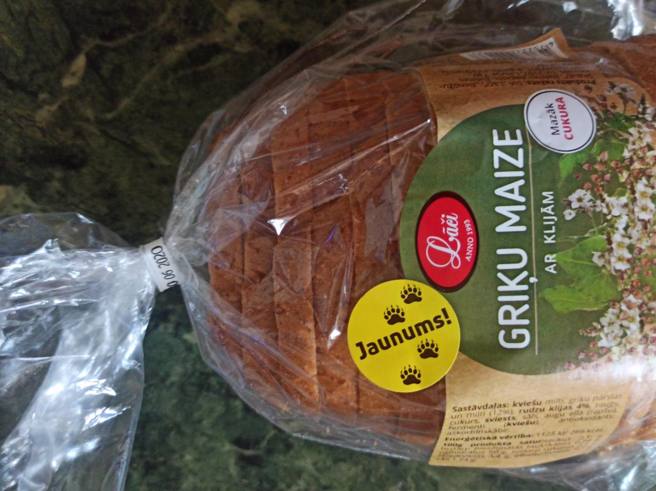 Фото - хлеб гречневый с отрубями Lāči