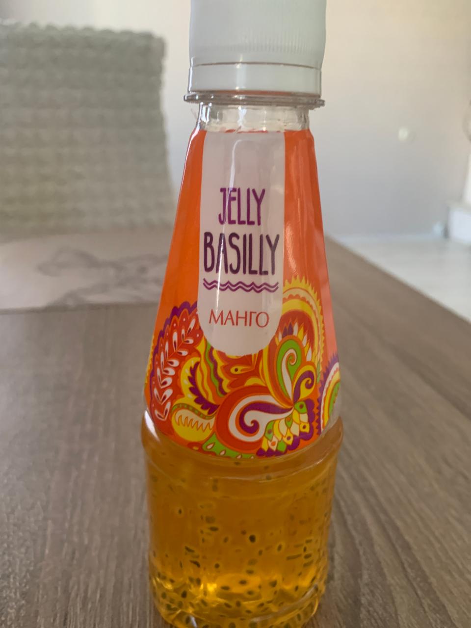Фото - Напиток с семенами базилика вкус манго Jelly Basilly