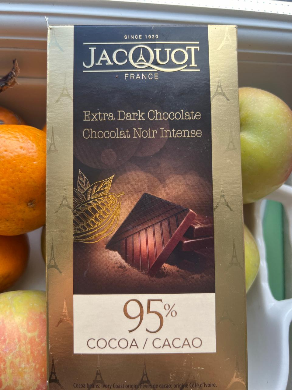 Фото - Горький шоколад 95% какао Jacquot