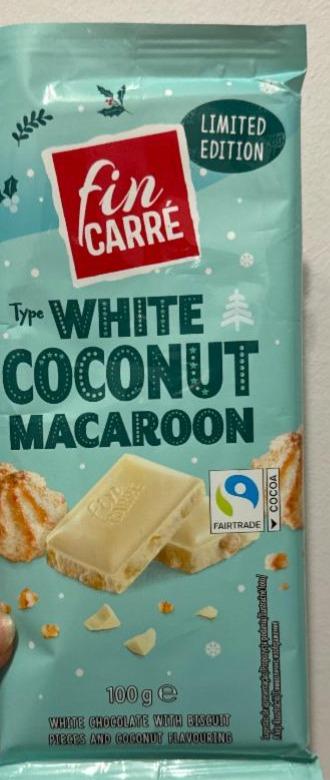 Фото - White coconut macaroon Fin Carré