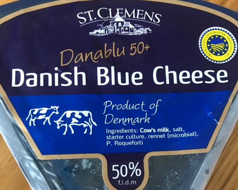 Фото - Сыр с плесенью St.Clemens Danish Blue Cheese Danablu